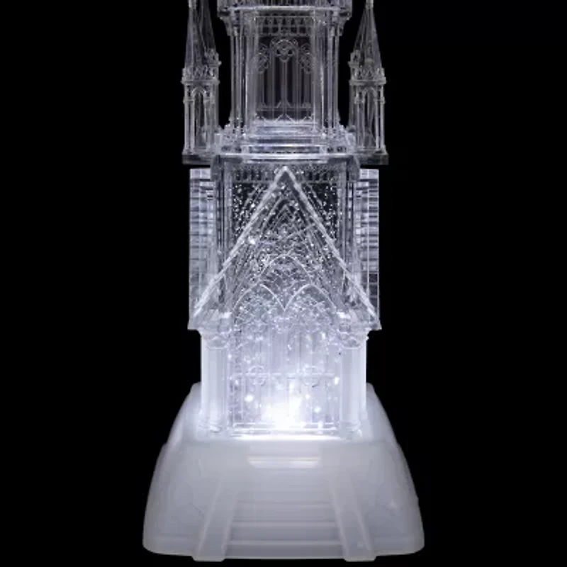Northlight Led Lighted Castle Acrylic - 17.5in Christmas Tabletop Decor
