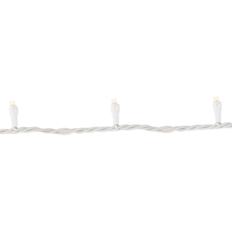 Northlight 100ct Warm White Led 33ft White Wire String Lights