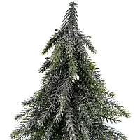 Northlight Mini Silvery Pine Downswept - 9.5in - Set Of 3 1 Foot Pine Christmas Tree