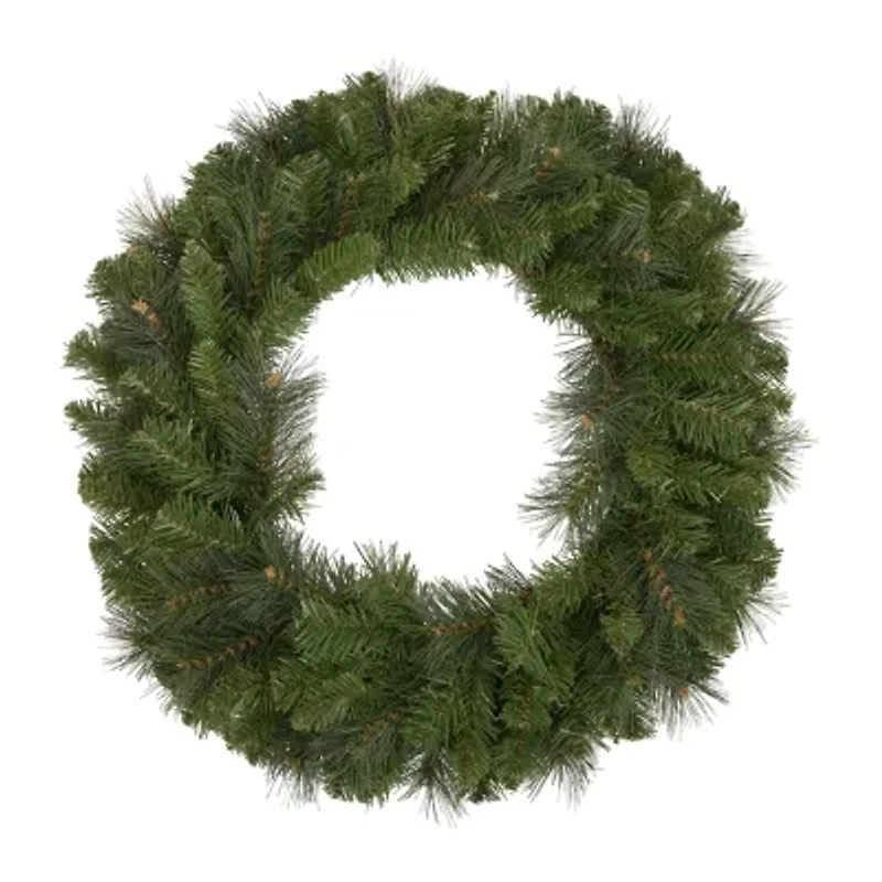 Northlight Mixed Beaver Pine - 24in - Unlit Wreath