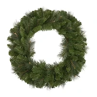 Northlight Mixed Beaver Pine - 24in - Unlit Wreath