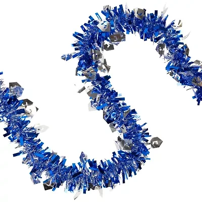 Northlight Dreidel Hanukkah - 50ft X 3.5in - Blue & Silver - Unlit Christmas Indoor Garland