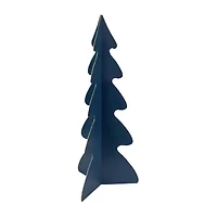 Northlight Triangular With Curved Edges - 15in - Blue 1 Foot Christmas Tree