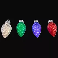 Northlight 9ft Led C9 Style Faceted Twinkle String Lights