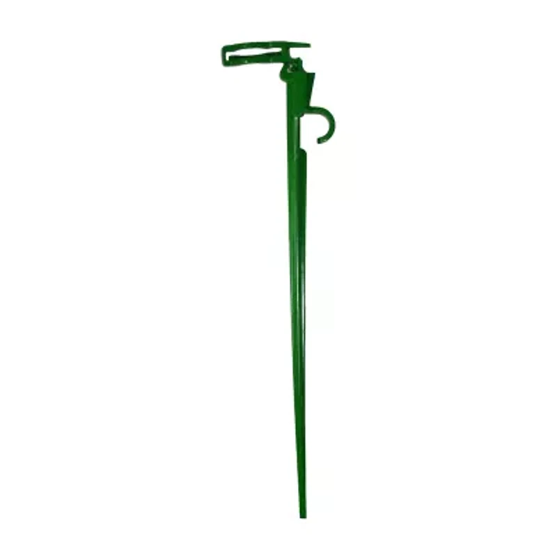 Northlight Set Of 100 Green 2-In-1 Tie Down And Light Stakes- 7.5in Christmas Yard Art