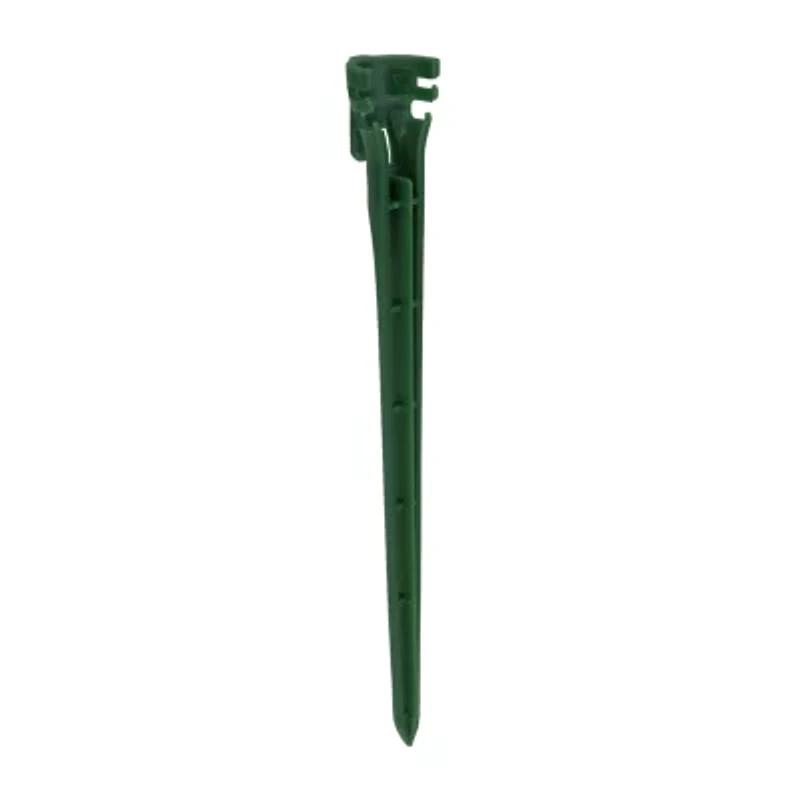 Northlight Set Of 100 Green 2-In-1 Tie Down And Light Stakes- 7.5in Christmas Yard Art
