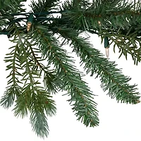 Northlight Real Touch™️ Pre-Lit Blue Spruce - 9ft X 14in - Clear Lights Christmas Indoor Garland