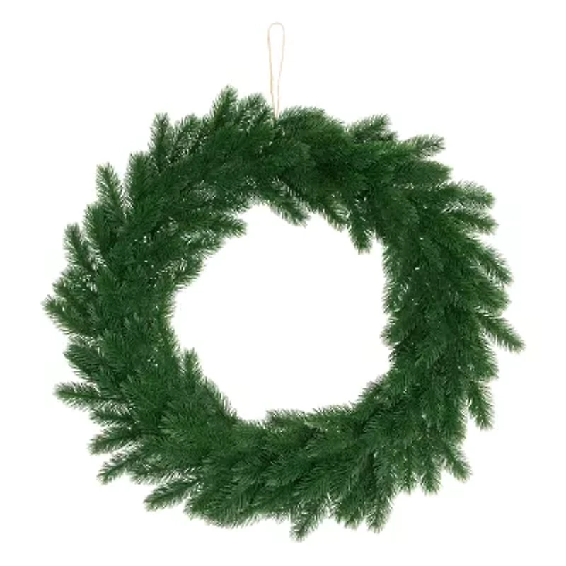 Northlight Evergreen Pine - 24in - Unlit Wreath