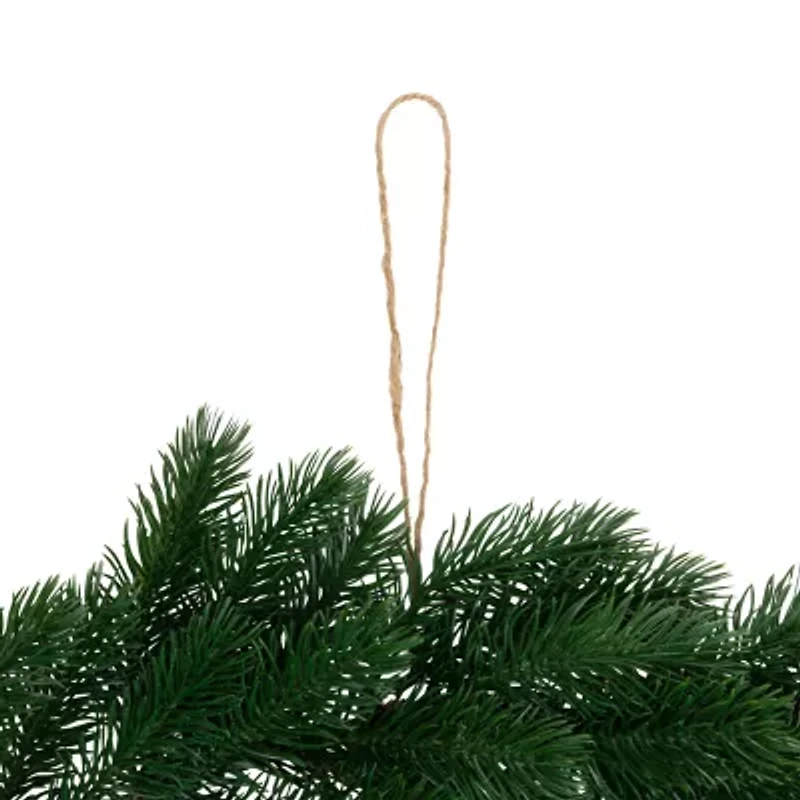 Northlight Evergreen Pine - 24in - Unlit Wreath
