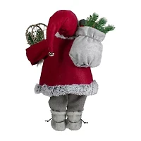 Northlight 18in Standing With Snow Shoes And Presents Christmas Figurine