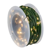 Northlight 200ct Multi-Function Warm White Fairy 64.5ft Green Wire String Lights