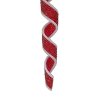 Northlight 9" 6ct Frosted Candy Twist Christmas Ornament