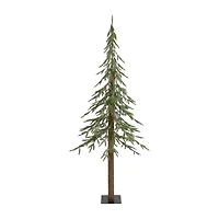 Northlight Pre-Lit Medium Alpine - 6ft - Clear Led Lights 6 Foot Pine Christmas Tree