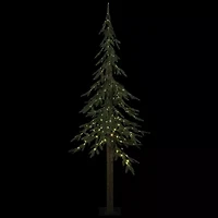 Northlight Pre-Lit Medium Alpine - 6ft - Clear Led Lights 6 Foot Pine Christmas Tree