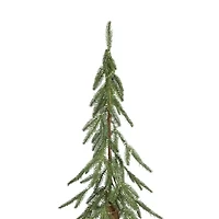 Northlight Pre-Lit Medium Alpine - 6ft - Clear Led Lights 6 Foot Pine Christmas Tree