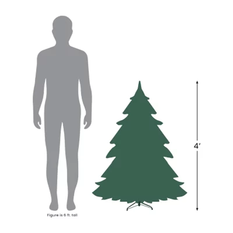 Northlight 4ft Potted Norway Spruce Medium - Unlit 4 Foot Spruce Christmas Tree