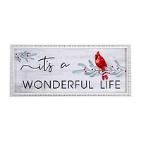 Northlight 23.5in Framed Itfts A Wonderful Life Wall Sign