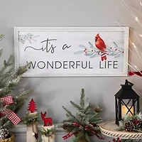 Northlight 23.5in Framed Itfts A Wonderful Life Wall Sign