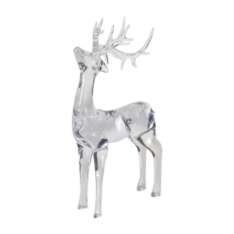 Northlight 15" Standing Acrylic Deer Christmas Tabletop Decor