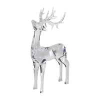 Northlight 15" Standing Acrylic Deer Christmas Tabletop Decor