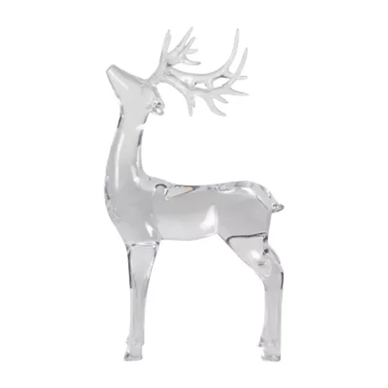 Northlight 15" Standing Acrylic Deer Christmas Tabletop Decor