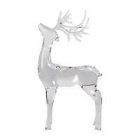 Northlight 15" Standing Acrylic Deer Christmas Tabletop Decor
