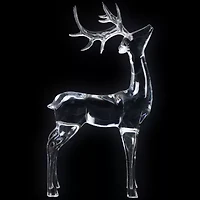 Northlight 15" Standing Acrylic Deer Christmas Tabletop Decor