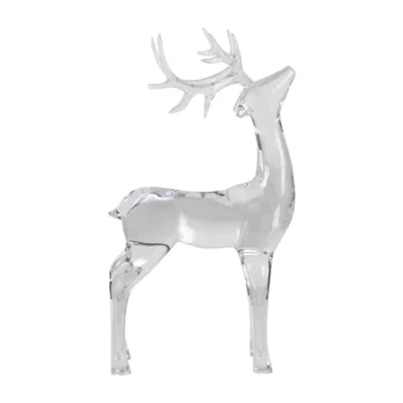 Northlight 15" Standing Acrylic Deer Christmas Tabletop Decor