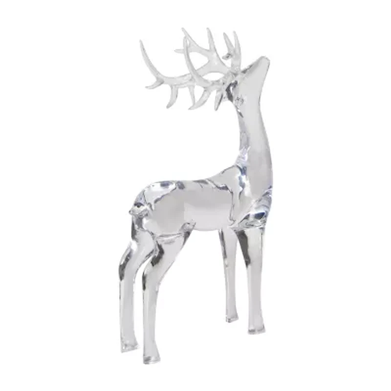 Northlight 15" Standing Acrylic Deer Christmas Tabletop Decor