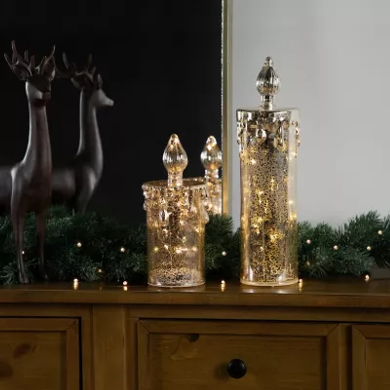 Northlight Led Lighted Dripping - 13in Flameless Candle