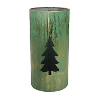 Northlight 12" Set Of 2 Rustin Christmas Tree Decorative Lantern