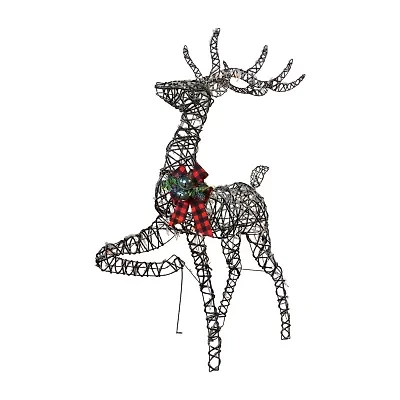 Northlight 60.25" Lighted Reindeer Stag Christmas Yard Art