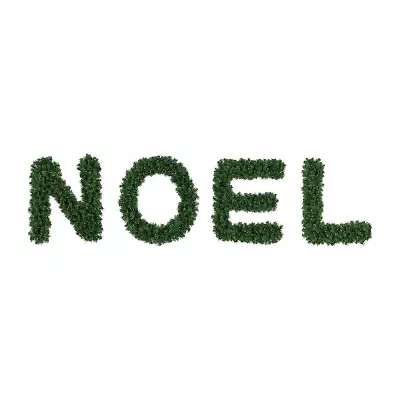 Northlight Pre-Lit Noel Artificial Pine Yard - 5.5ft Christmas Yard Art
