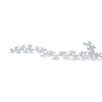 Northlight 36in White Pine Artificial Hanging Bush Wood Wall Art
