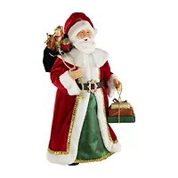 Northlight Nordic Style Claus With Gifts - 24in Christmas Figurine