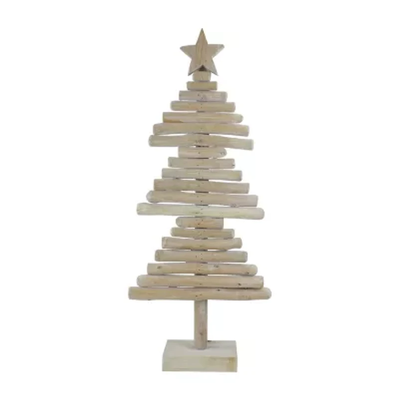 Northlight Rustic Wooden With Star - 25.5in 2 Foot Christmas Tree