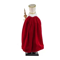 Northlight Royal King With Scepter - 22in - Red And Green Christmas Figurine