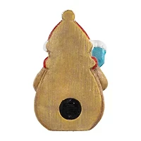 Northlight Led Lighted Gingerbread Snowman With Cookie - 15.75in Christmas Figurine