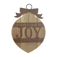 Northlight Rustic Joy Ornament - 17.25in Wall Sign