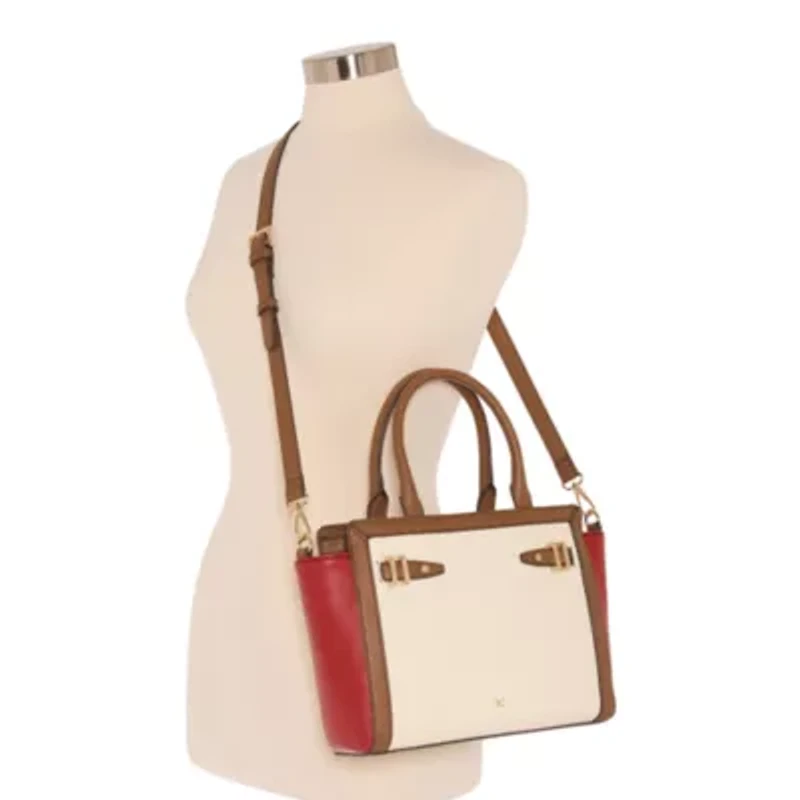 Liz Claiborne Mini Tuxedo Tote Bag