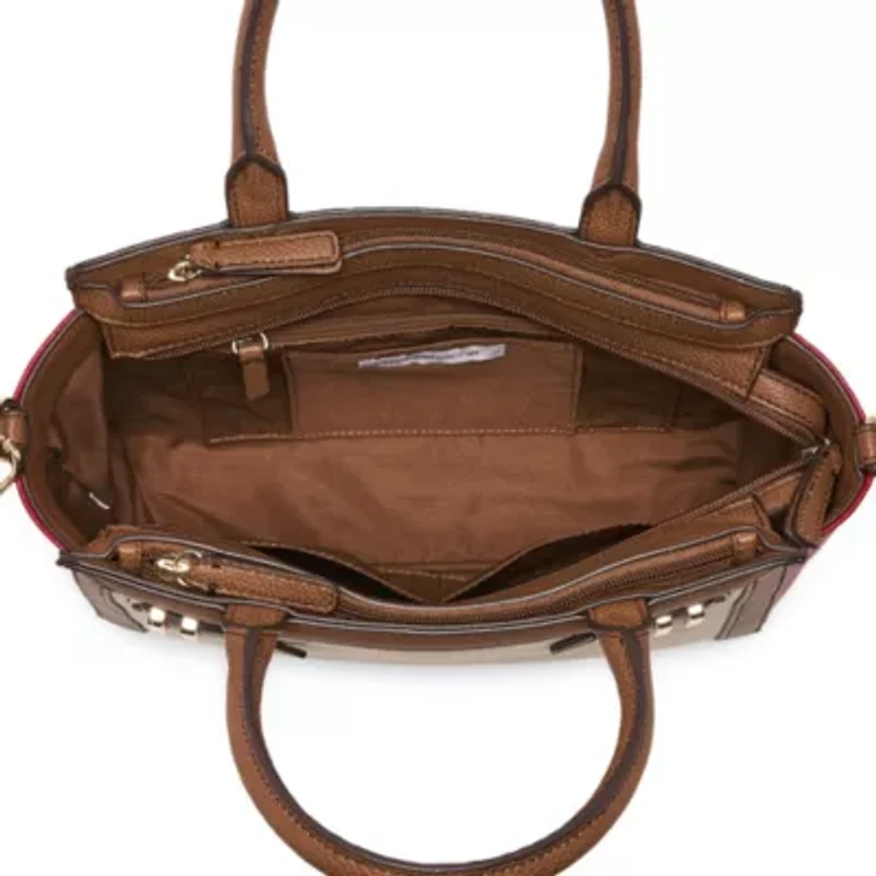 Liz Claiborne Mini Tuxedo Tote Bag