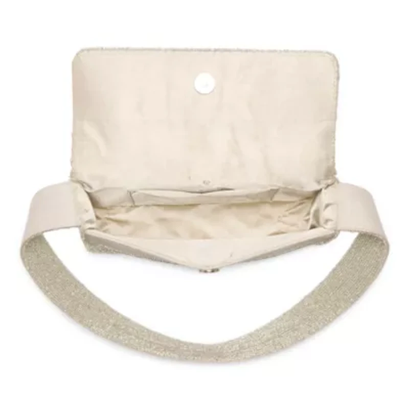 SOL and MER Beaded Baguette Shoulder Bag