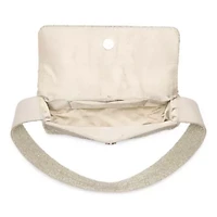 SOL and MER Beaded Baguette Shoulder Bag