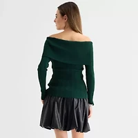 by&by Juniors Womens Long Sleeve Pullover Sweater