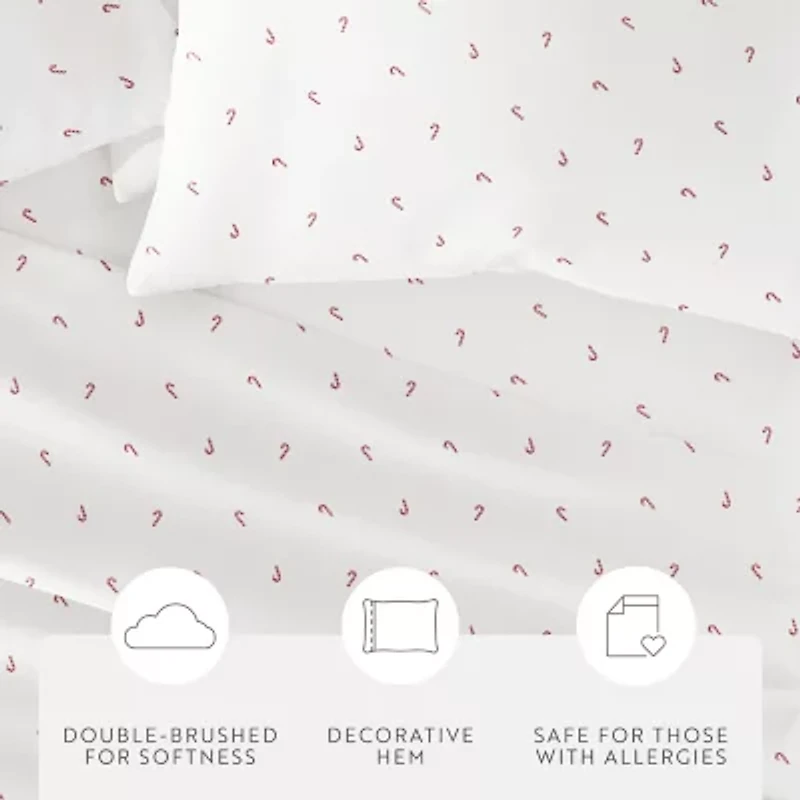 Casual Comfort Christmas Patterns Holiday Sheet Set