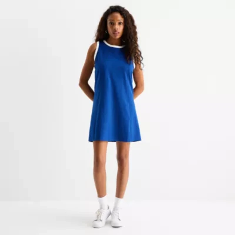 St. John's Bay Womens Sleeveless Shift Dress