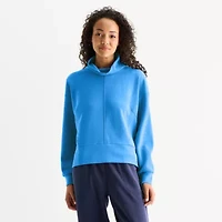 Stylus Womens Funnel Neck Long Sleeve Sweatshirt