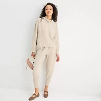 Stylus Womens Funnel Neck Long Sleeve Sweatshirt