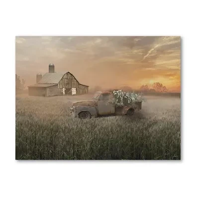 Courtside Market Sunset Farm 30x40 Canvas Canvas Art