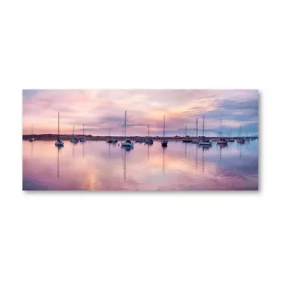 Courtside Market Sunset 24x48 Canvas Canvas Art